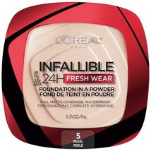 L&#39;Oreal Paris Infallible Up to 24H Fresh Wear Foundation Powder Pearl 0.31 oz.. - £25.31 GBP