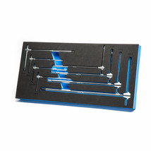 Capri Tools Sliding T-Handle Hex Wrench Set with Mechanic&#39;s Tray, 8-Piece - £135.88 GBP