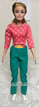 2019 Mattel Beach Barbie Blond Hair Blue Eyes HPV19 S091 Painted  Tropical Suit - £8.91 GBP