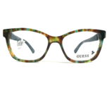 Guess Eyeglasses Frames GU2492 055 Brown Blue Tortoise Gold Cat Eye 52-1... - £47.87 GBP