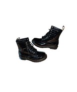 Dr Martens 1460 Faux-Croc Black Embossed Leather Boots Women’s US 9 Blac... - £63.80 GBP