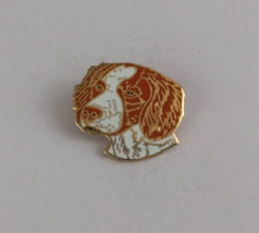 Vintage Cute Dog Head Enamel Lapel Hat Pin - £5.81 GBP