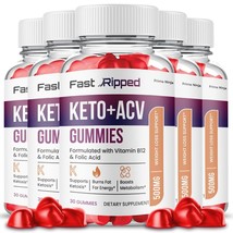 Fast Ripped Keto ACV Gummies, Official Max Strength Keto ACV Gummies (5 Pack) - $63.31