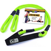 GoFit Muscle Flexibility Stretch Rope - 7.5 Feet,Green - £22.02 GBP