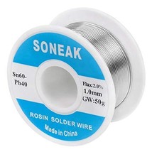 SONEAK 60/40 Tin Lead Solder With Rosin Core For Electrical Soldering 1.... - £15.72 GBP