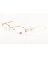 AZZARO Gold White Eyeglasses 3867 C4 52mm French Design - $79.08 CAD