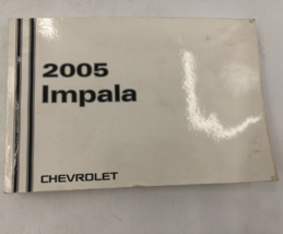 2005 Chevrolet Impala Owners Manual Handbook OEM M04B24025 - $14.84