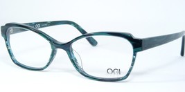 OGI Evolution 9077 1557 Vert Tigre Lunettes Monture 52-16-140 MM - $82.86