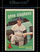 Vintage Baseball Trading Card Topps 1959 #261 Gene Stephens Boston Red Sox Wb - £8.56 GBP