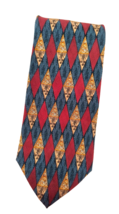 Geoffrey Beene Tie Men&#39;s Classic Multicolor  100% Silk 4&quot; x 58&quot; Made in the USA - £11.14 GBP