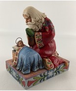 Jim Shore The Real Meaning Of Christmas Santa &amp; Baby Jesus #4010488 Enes... - $83.11