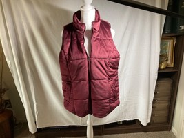 New Directions Women&#39;s Size XL Rust Zip-Up Vest Washable - £19.34 GBP