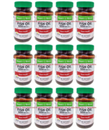 12X Bottles/18-ct People&#39;s Choice Fish Oil Omega 3 Softgels 1000 SEALED - $723.98 MXN