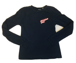 American Eagle Outfitters Womens Long Sleeve Navy T-shirt Pussycat Club ... - $18.00