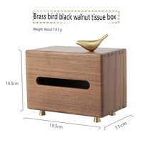 Black walnut creative tissue box - $44.99+