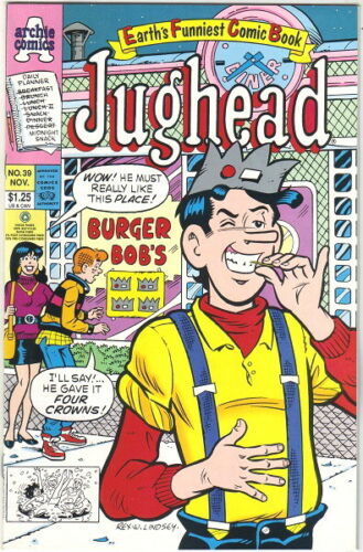 Jughead Comic Book #39 2nd Series Archie Comic 1992 VERY FINE/NEAR MINT - £2.16 GBP