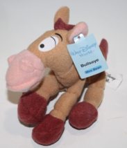 Disney Pixar Kelloggs Mini Bean Bag Bullseye Plush 4.5&quot; Toy Story Stuffed Animal - £6.85 GBP