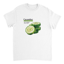 Retro-style Vintage Unisex T-shirt Cucumber Graphic Tee, Unisex - £11.71 GBP+