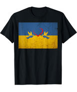 Ukraine Flag with Heart T-Shirt - £24.70 GBP