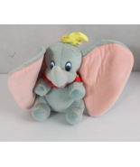Vintage Gund Walt Disney Dumbo 6&quot; Rattle Plush With Tags - $7.91