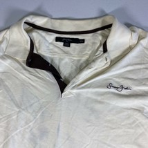 Sean John Mens Polo Short Sleeve Shirt White Size 3XL XXXL Big &amp; Tall Script * - £10.31 GBP