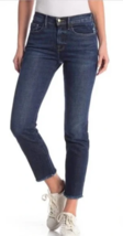 FRAME Womens Le Boy Jean Raw Edge Straight Jeans G042962X Dark Blue 26W - £82.08 GBP