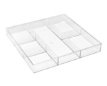 Whitmor 6-Section Clear Drawer Organizer - £20.82 GBP