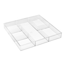 Whitmor 6-Section Clear Drawer Organizer - £21.93 GBP