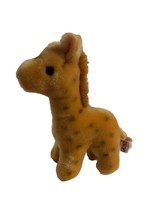 Vintage Small Gund Tan Spotted Giraffe Mini Plush 1982 Stuffed Animal Toy 6&quot; - $18.80