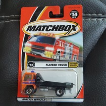 Vintage 2000 Matchbox Flatbed Truck Highway Heroes #14 Of 75 Number 92217 - £6.86 GBP