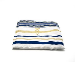 Large Messianic Tallit Prayer Shawl Talit Dark Navy And Gold With Talis Bag - £27.09 GBP