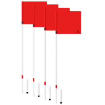 GCA Spring Soccer Corner Flag Set of 4, Red Pro Field - $44.99