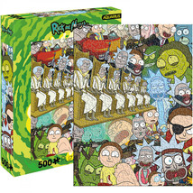 Rick and Morty Interdimensional Counterparts 500-Piece Puzzle Multi-Color - £21.23 GBP