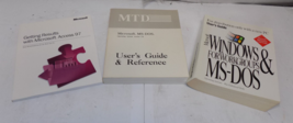 Lot Of 3 Microsoft Windows Books For Workgroups &amp; MS-DOS Access 97 - £22.66 GBP