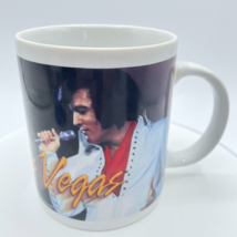  Elvis Presley Coffee Tea Mug Viva Las Vegas Cup Vintage - £6.05 GBP