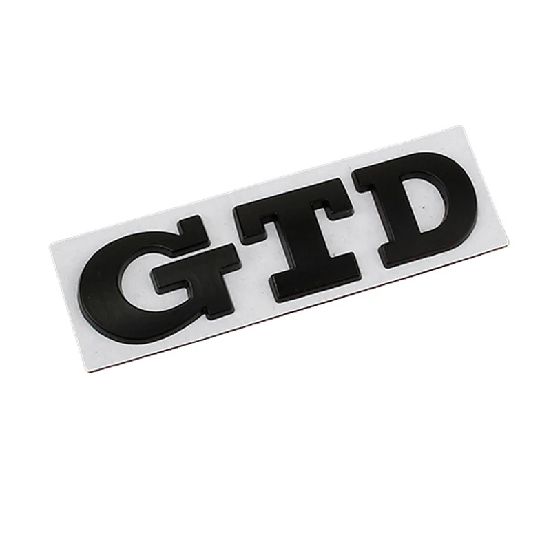 Car 3D  Gtd Logo Stickers And Decals For  Vw Golf 4 5 6 Mkv  9n2 N3 Car Rear Tru - £60.42 GBP