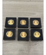 Set of 6 1998 Manny Ramirez+ Enviromint Bronze Coins w/COA Cleveland Ind... - $495.00