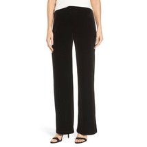 NWT Womens Size Small Nordstrom Chaus Black Velvet Stretch Pants - £19.73 GBP