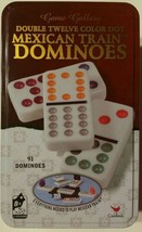 Mexican Train Dominoes Double Twelve 91 Color Dot Cardinal 90 Dominoes No Trains - $11.69