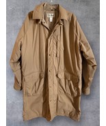 Vintage LL Bean Men’s Winter Coat Wool Lined Jacket Parka Size Tall Large Trench - $57.92