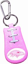 NFL Baltimore Ravens Pink Football Textured Keychain w/Carabiner by GameWear - £18.79 GBP