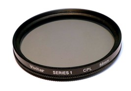 Vivitar series 1 Circular C-PL Polarizer Polarizing  58mm filter - £33.53 GBP