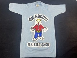 Vintage T-Shirt Mr. BILL Show &quot;Ooh Nooo!&quot; Saturday Night Live SNL Sz YOUTH Small - £15.68 GBP