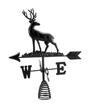 Red Shed Metal Deer Weather Vane Tree Topper Christmas - £28.83 GBP