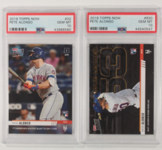 Lotto Di 2 PSA 10 Graduate 2019 Topps Ora Pete Alonso Baseball Carte - £79.05 GBP