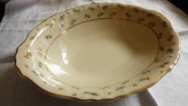 VTG Syracuse Federal Shape Suzanne pattern Oval Vegetable  bowl 9.5&quot; - £23.74 GBP