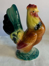 Vintage Royal Copley Chicken Hen Rooster Ceramic figure - £27.84 GBP