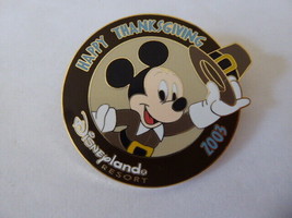 Disney Trading Pins 26377 DLR - Happy Thanksgiving 2003 (Pilgrim Mickey) - £7.50 GBP