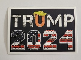 Trump 2024 Orange U with Hair Brick Wall 2024 Sticker Decal Embellishment USA - £1.83 GBP