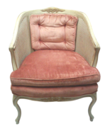 Vintage Bernhardt Rococo Gilded Cane Bergere Chair - $1,475.00
